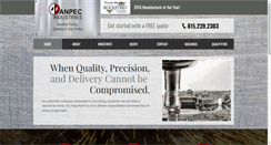 Desktop Screenshot of anpecindustries.com